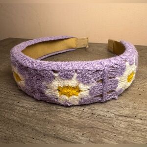 Purple and Daisy Headband